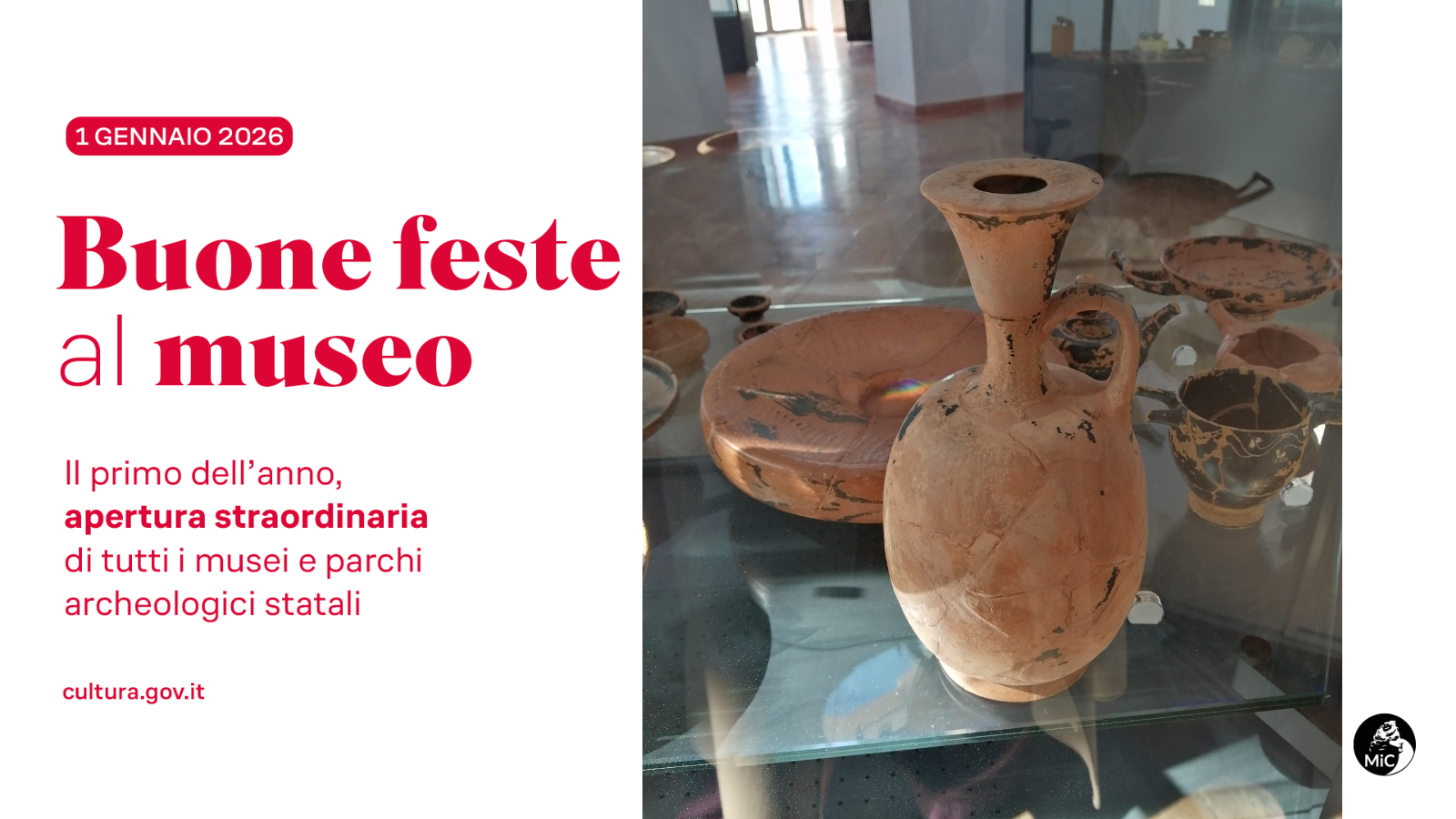 1 gennaio al Museo archeologico nazionale di Eboli - Apertura straordinaria